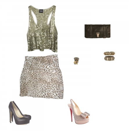 SAIA ANIMAL PRINT  - NOVA COM ETIQUETA - TAM. m (ajustada para P) - R$ 39,90